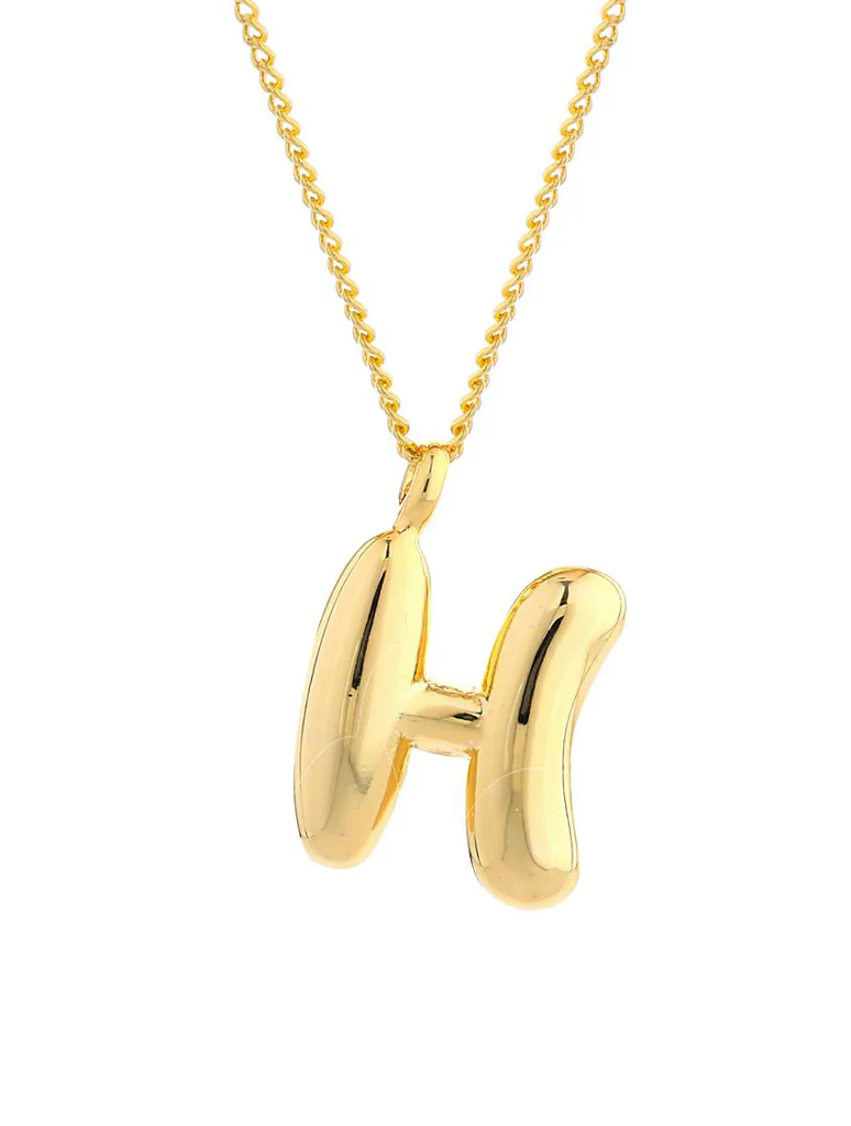 14K Gold Dipped Initial Necklace - Image 11