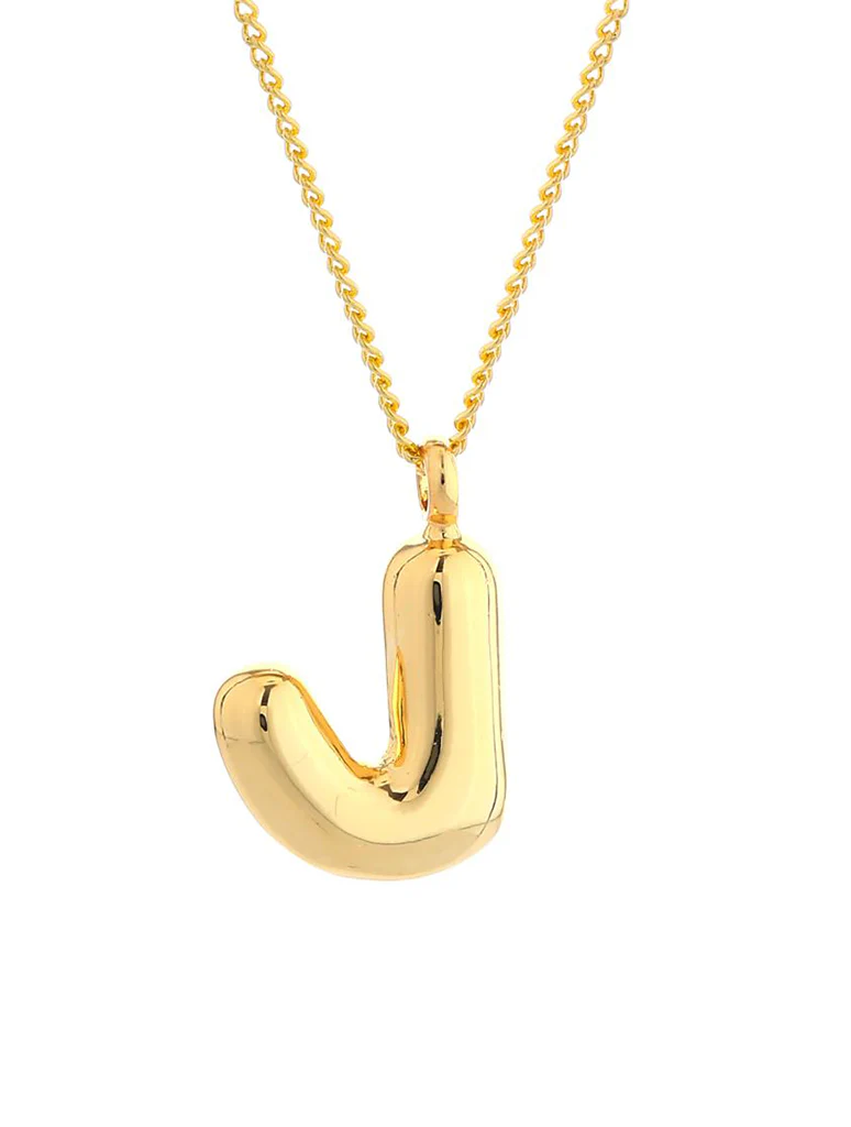 14K Gold Dipped Initial Necklace - Image 13