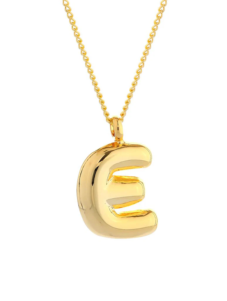 14K Gold Dipped Initial Necklace - Image 8