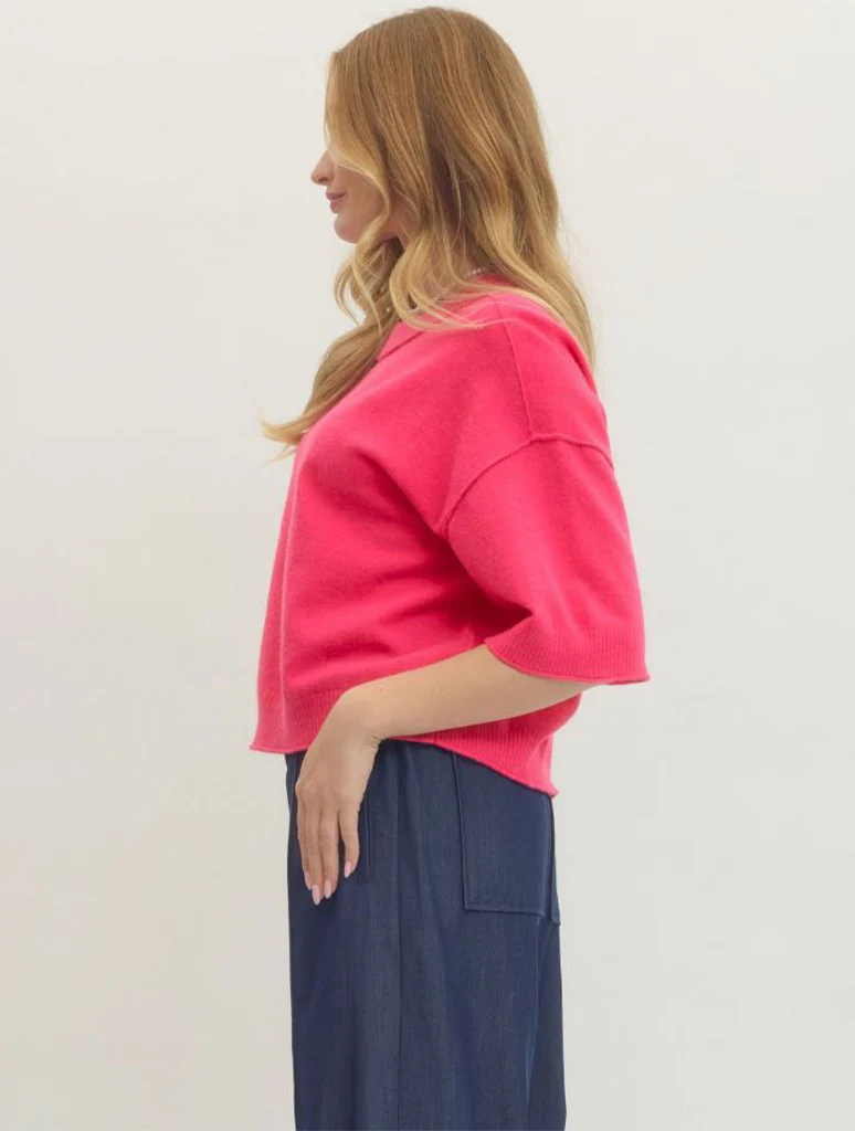 3/4 Wide Sleeve Knit Sweater - Image 11