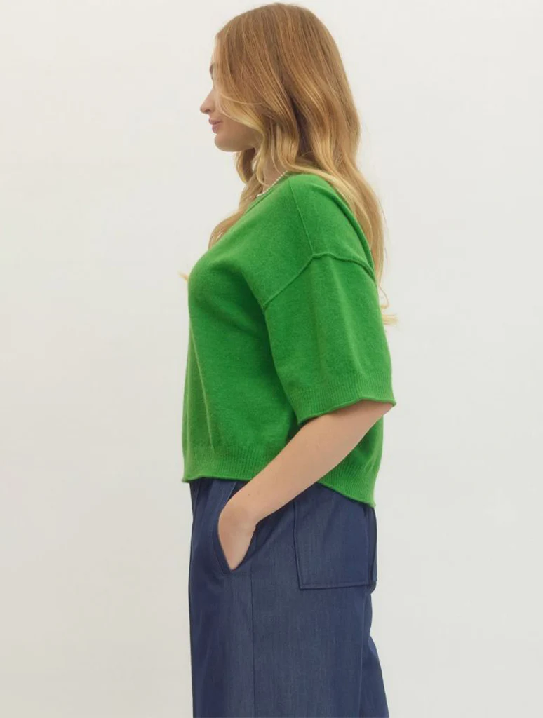 3/4 Wide Sleeve Knit Sweater - Image 14