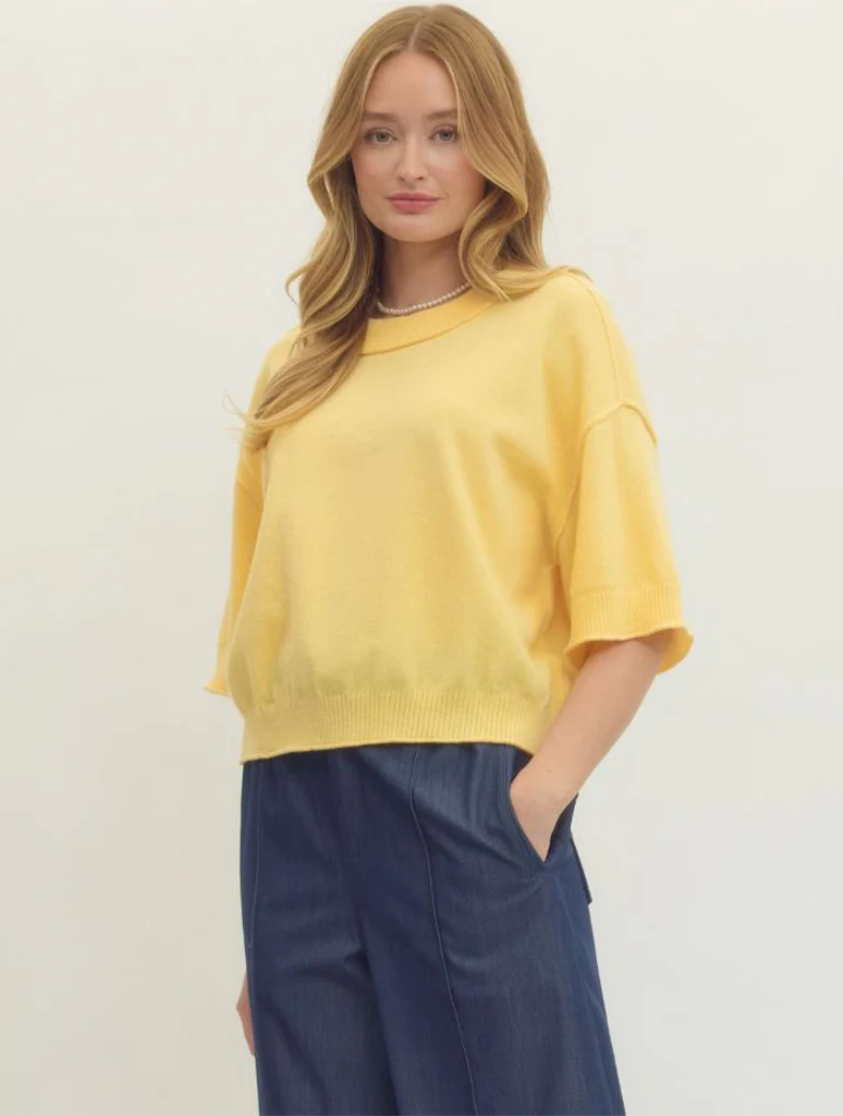 3/4 Wide Sleeve Knit Sweater - Image 16