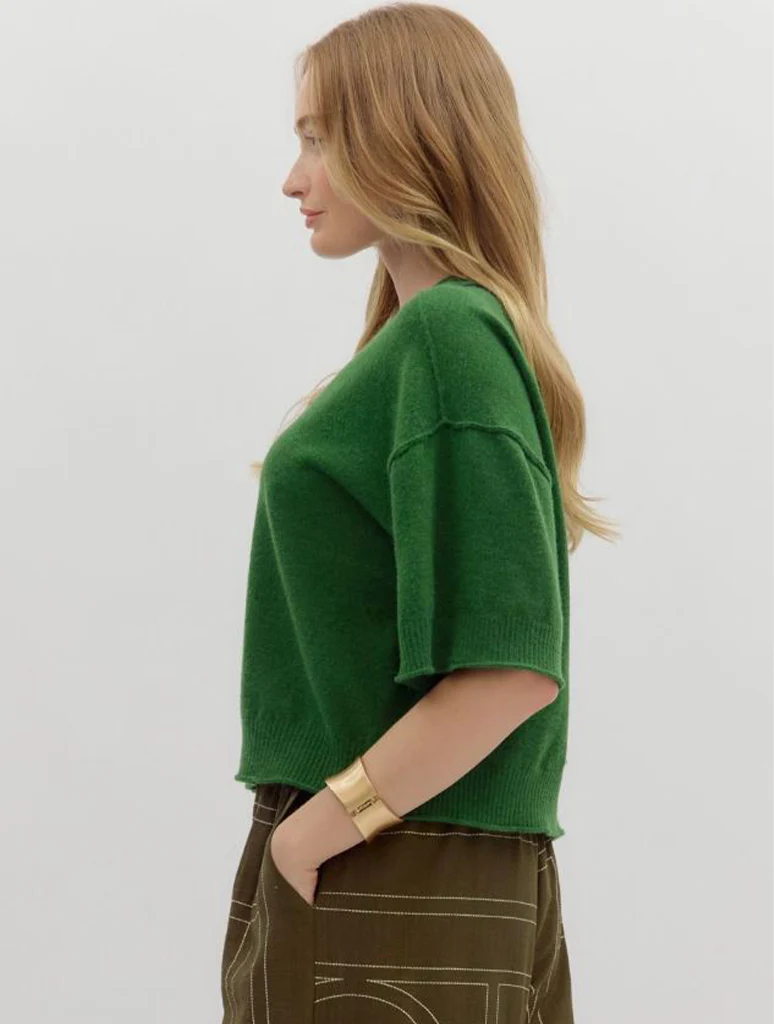 3/4 Wide Sleeve Knit Sweater - Image 8