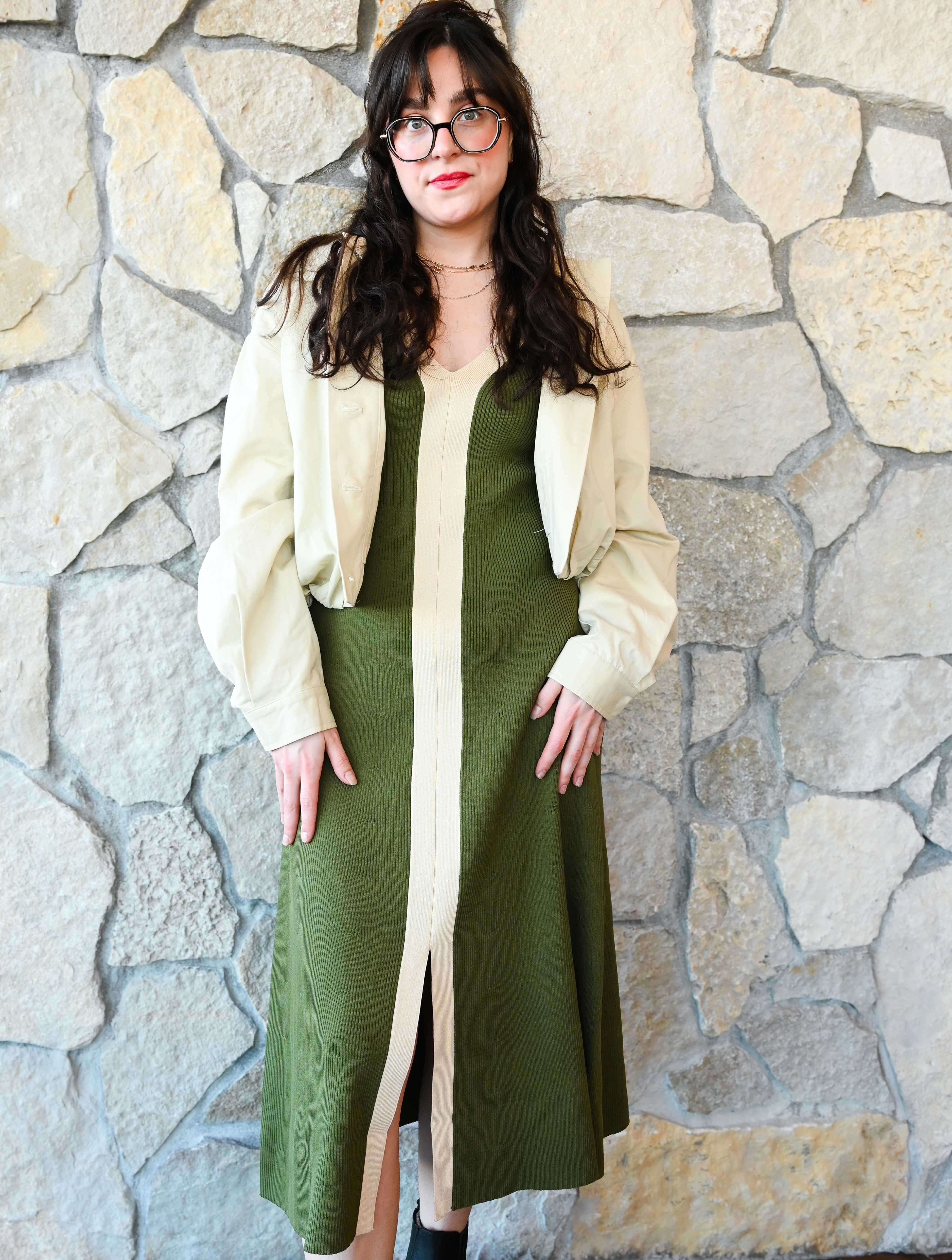 Analise Colorblock Midi Dress - Image 3