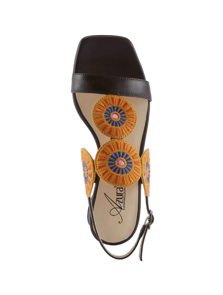 Azura By Spring Step Broider Sandal - Image 3