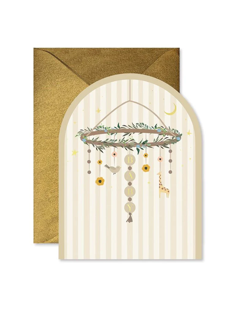 Baby Mobile Arch Card
