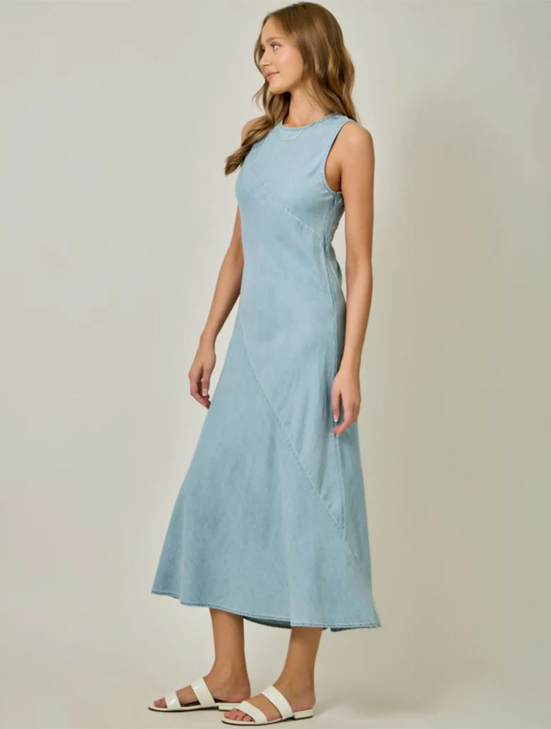 Bias Cut Tencel Midi Dress - Image 2