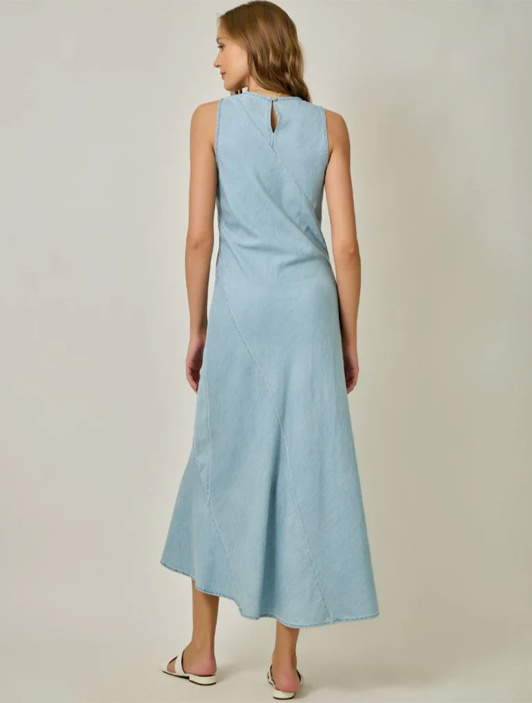 Bias Cut Tencel Midi Dress - Image 3
