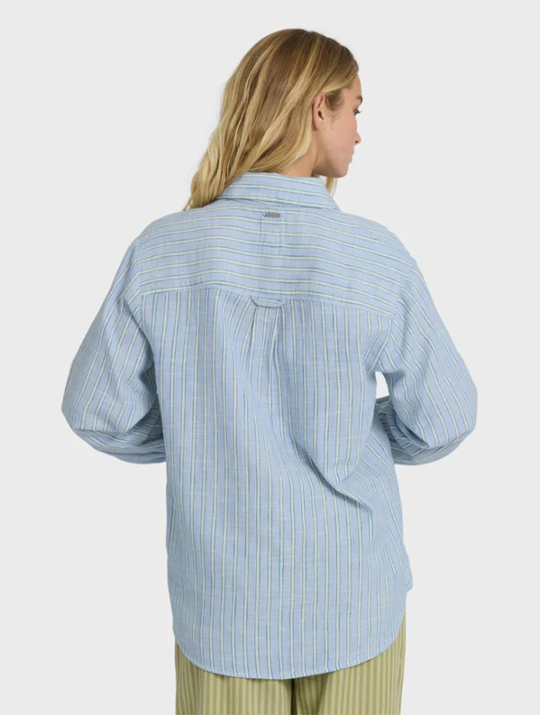 Billabong Wanderer Printed Long Sleeve Woven Top - Image 3