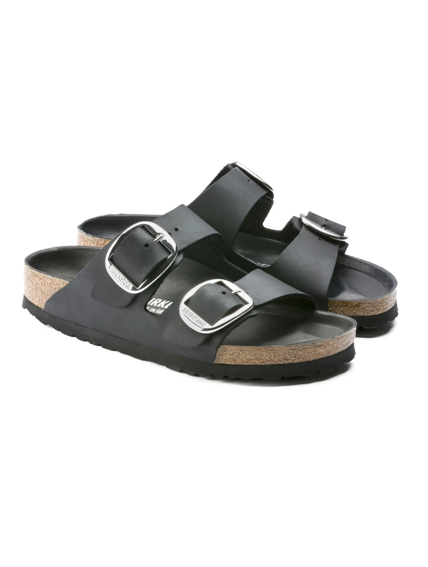 Birkenstock Arizona Big Buckle Sandal in Black Oiled Leather - Image 4
