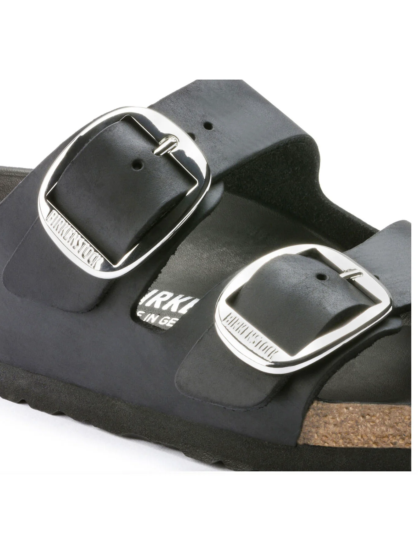 Birkenstock Arizona Big Buckle Sandal in Black Oiled Leather - Image 6