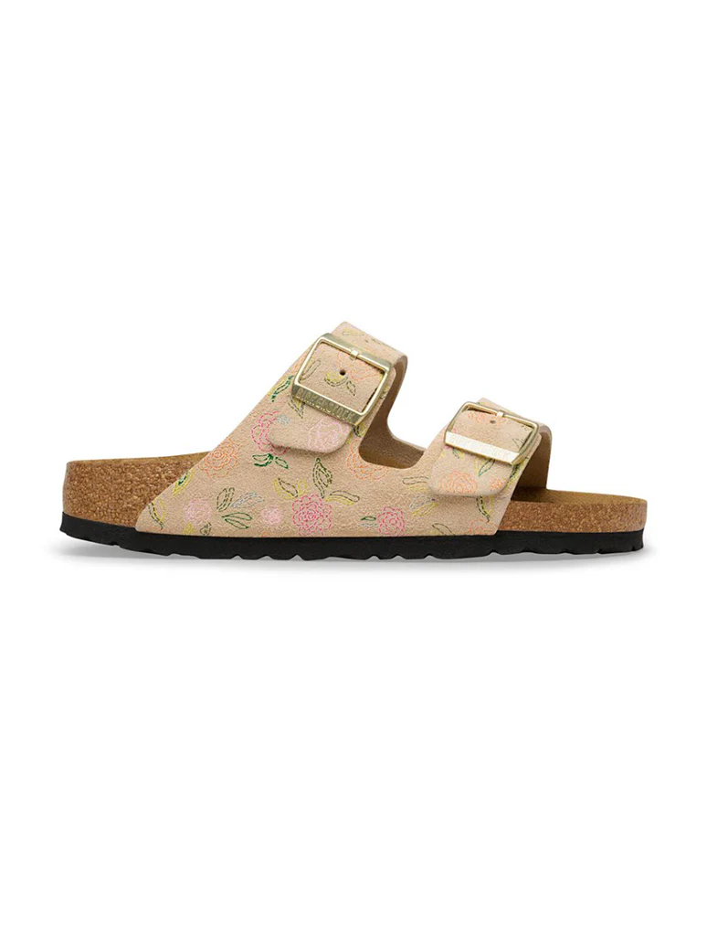 Birkenstock Arizona Rivet Logo Suede Leather Sandal - Image 2