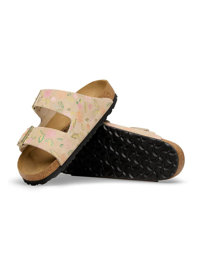 Birkenstock Arizona Rivet Logo Suede Leather Sandal - Image 4
