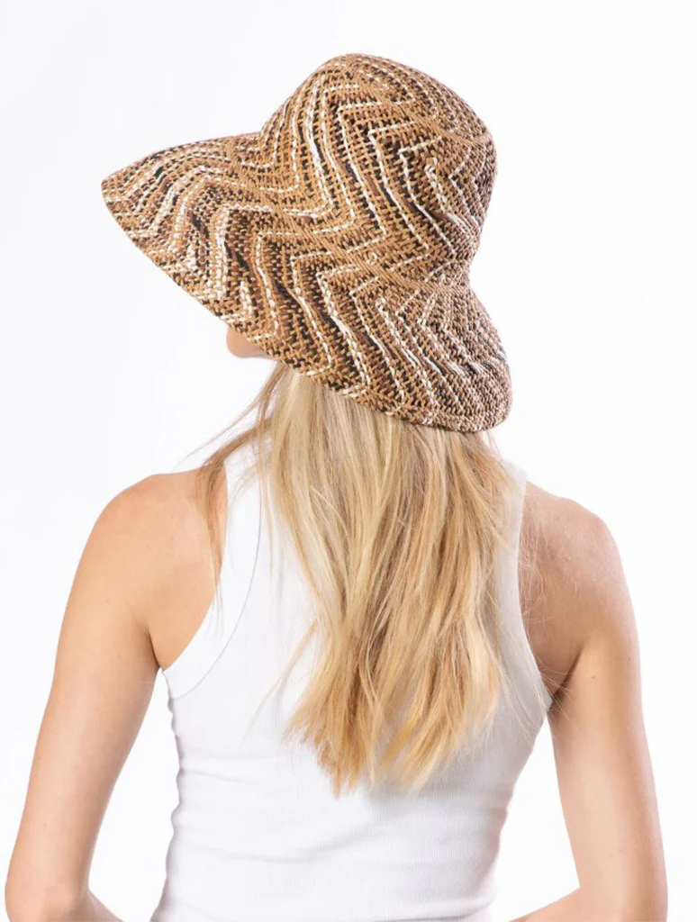Briza Open Weave Structured Brim Hat - Image 2