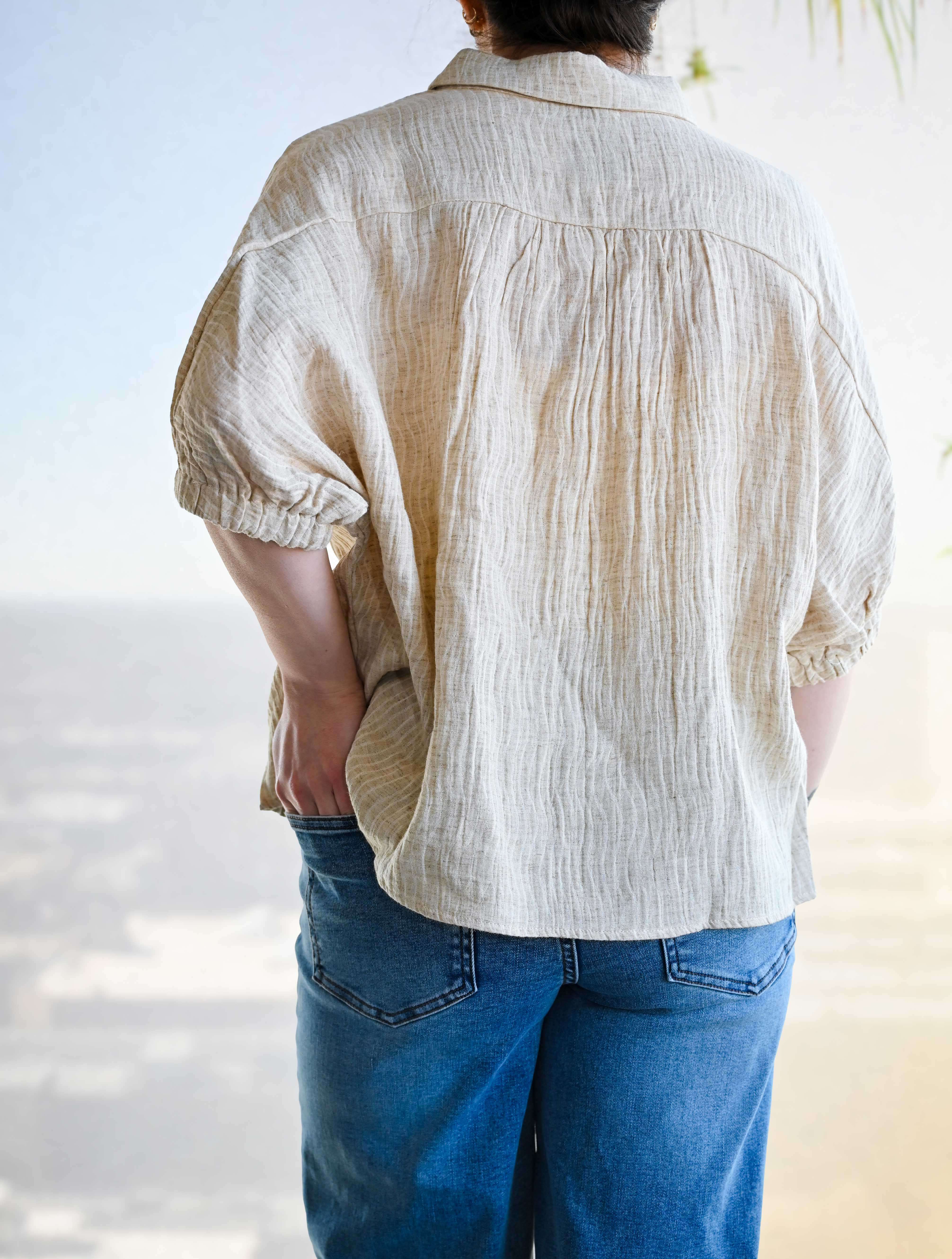 Button Up Striped Top - Image 2