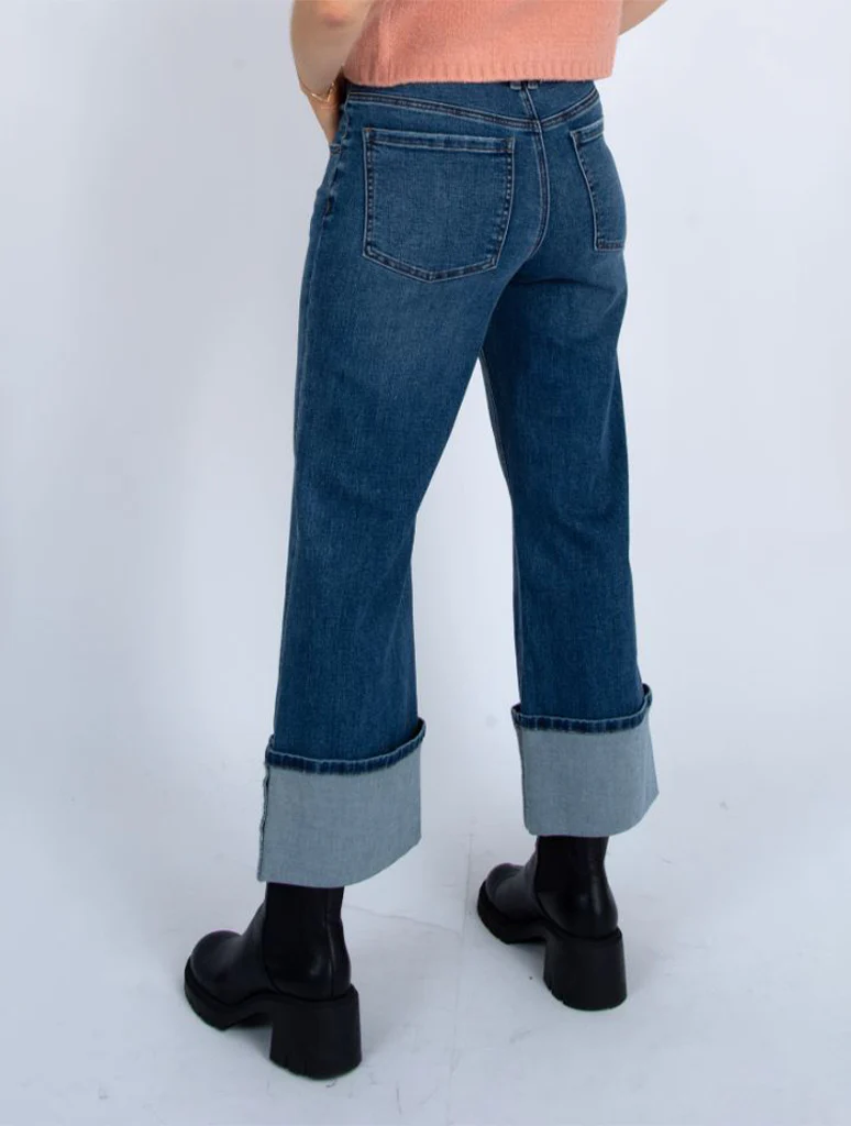 Carla Stretch Denim Cuff Pant - Image 3