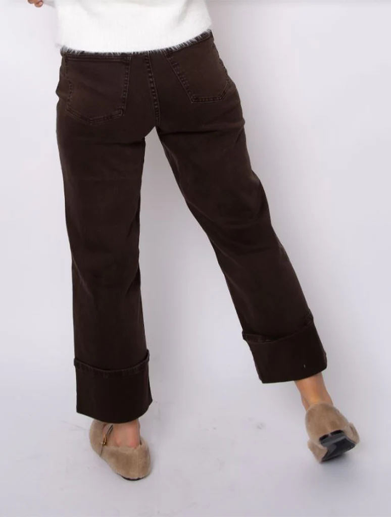 Carla Stretch Twill Cuff Pants - Image 3