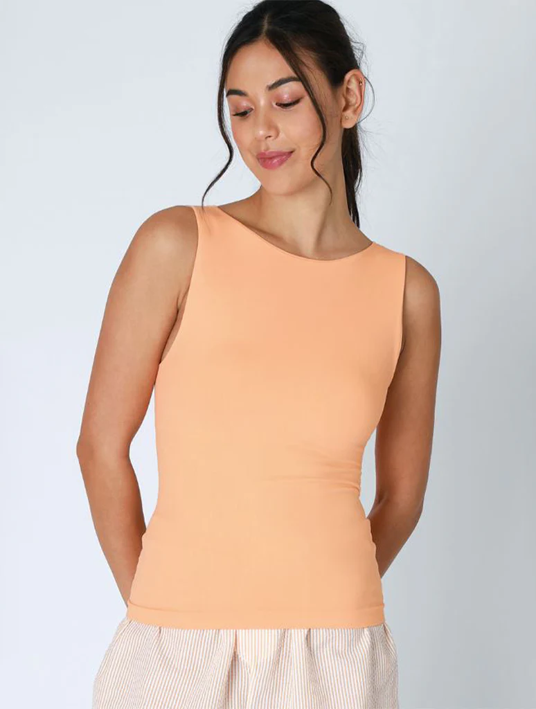 Clean Line Boat Neck Tank Top - Image 4