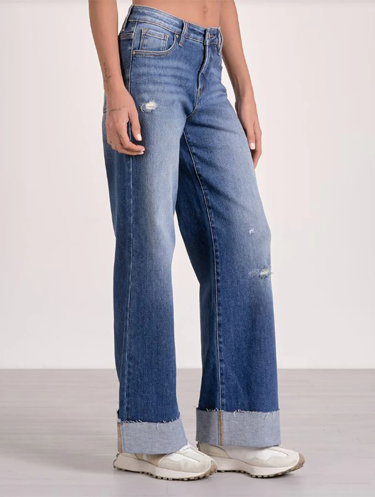 Cuffed Bottom Jeans