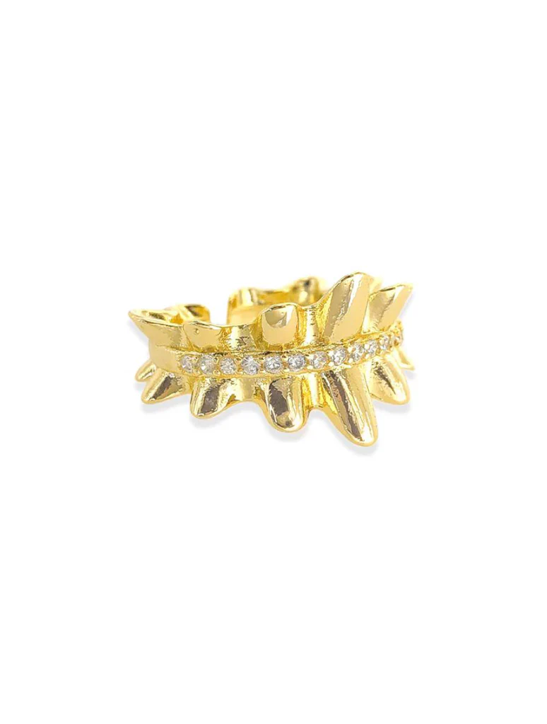 CZ Wrinkle Ring