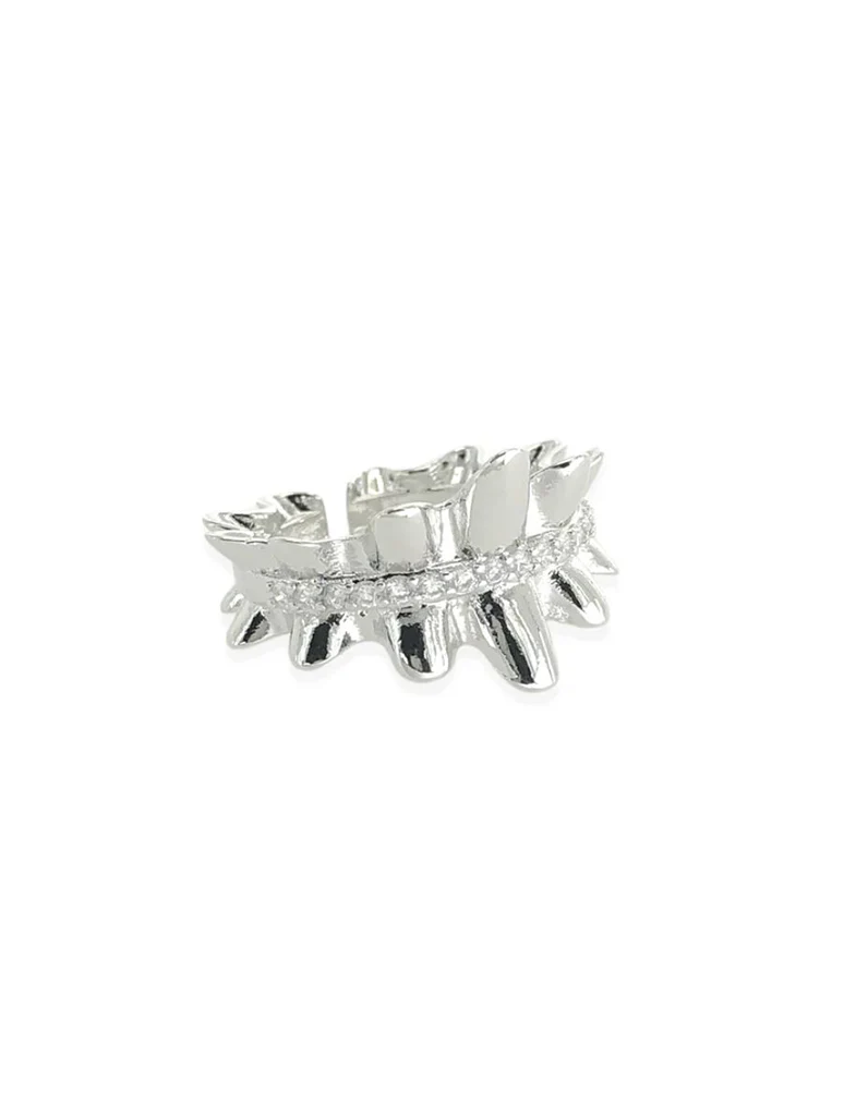 CZ Wrinkle Ring - Image 3