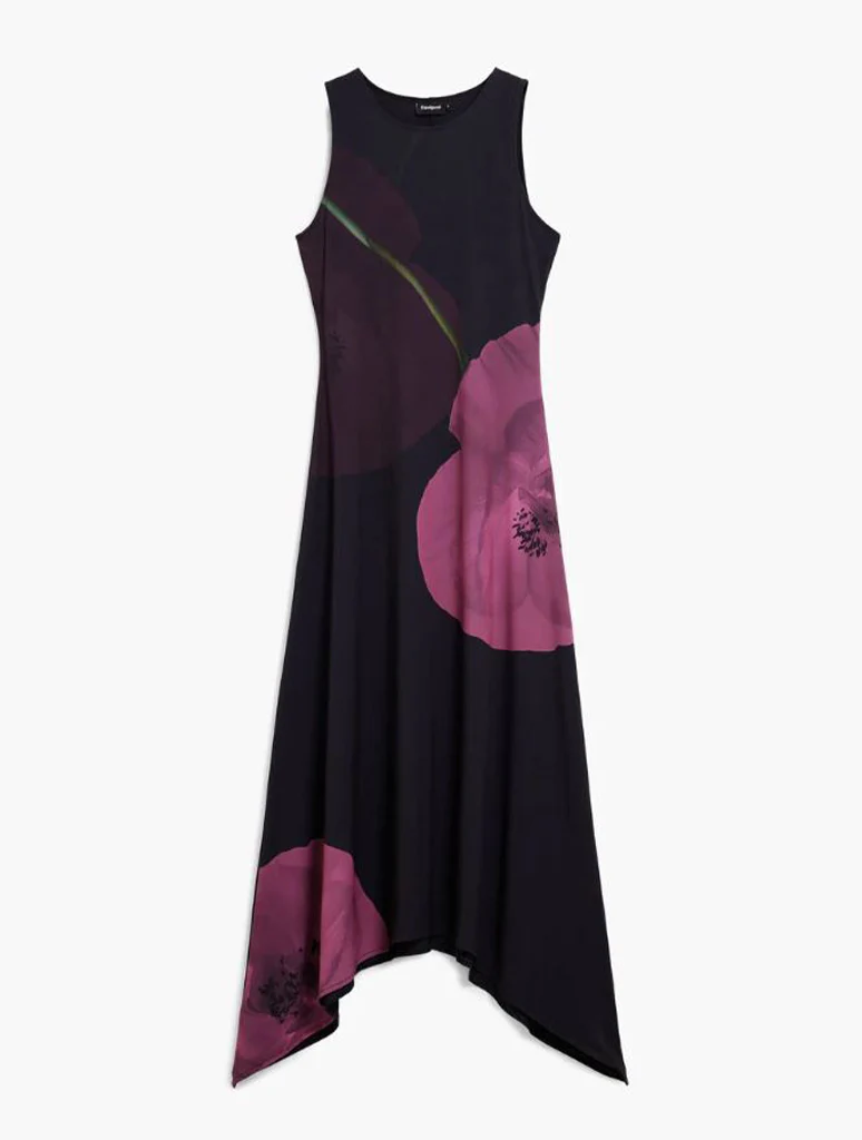 Desigual Asymmetric Poppy Dress