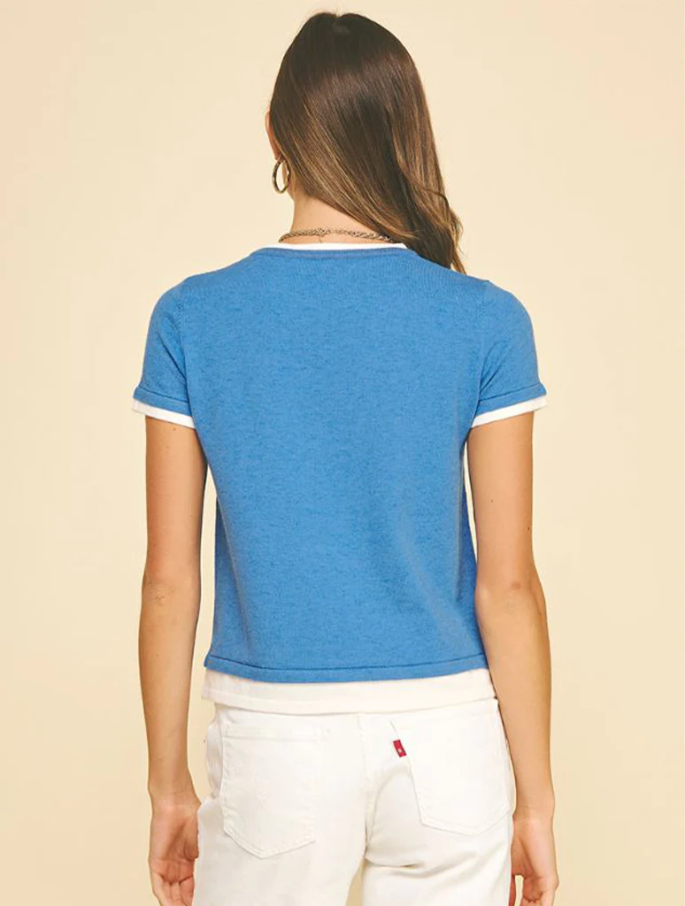 Double Layered Knit Top - Image 3