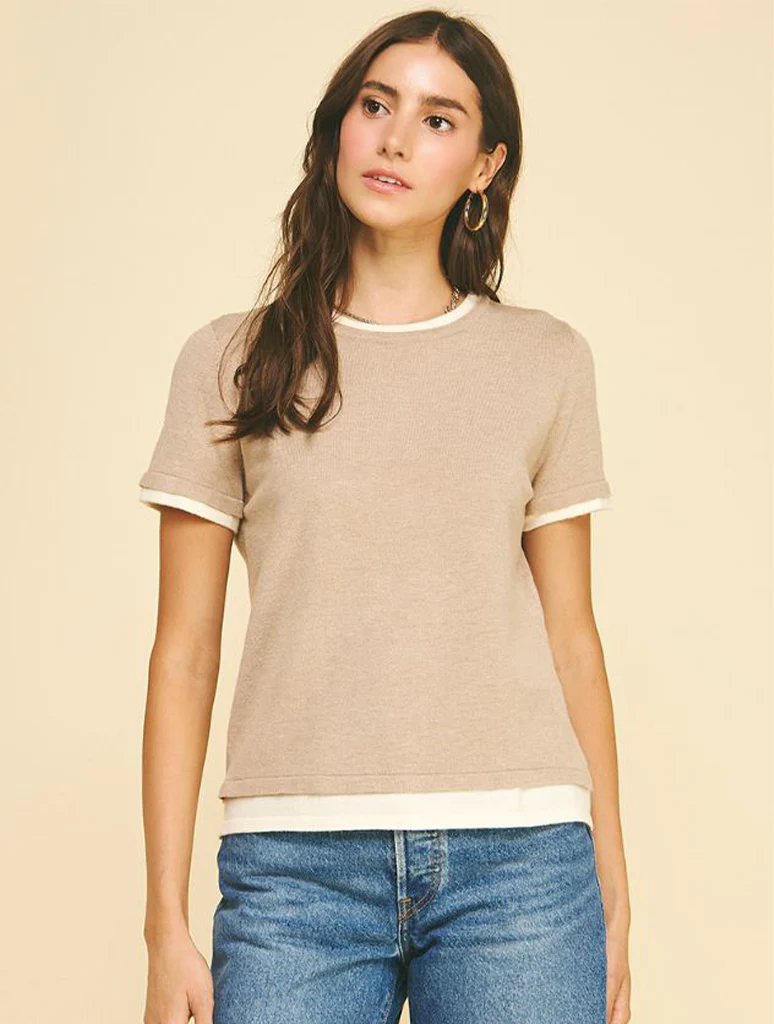 Double Layered Knit Top - Image 4