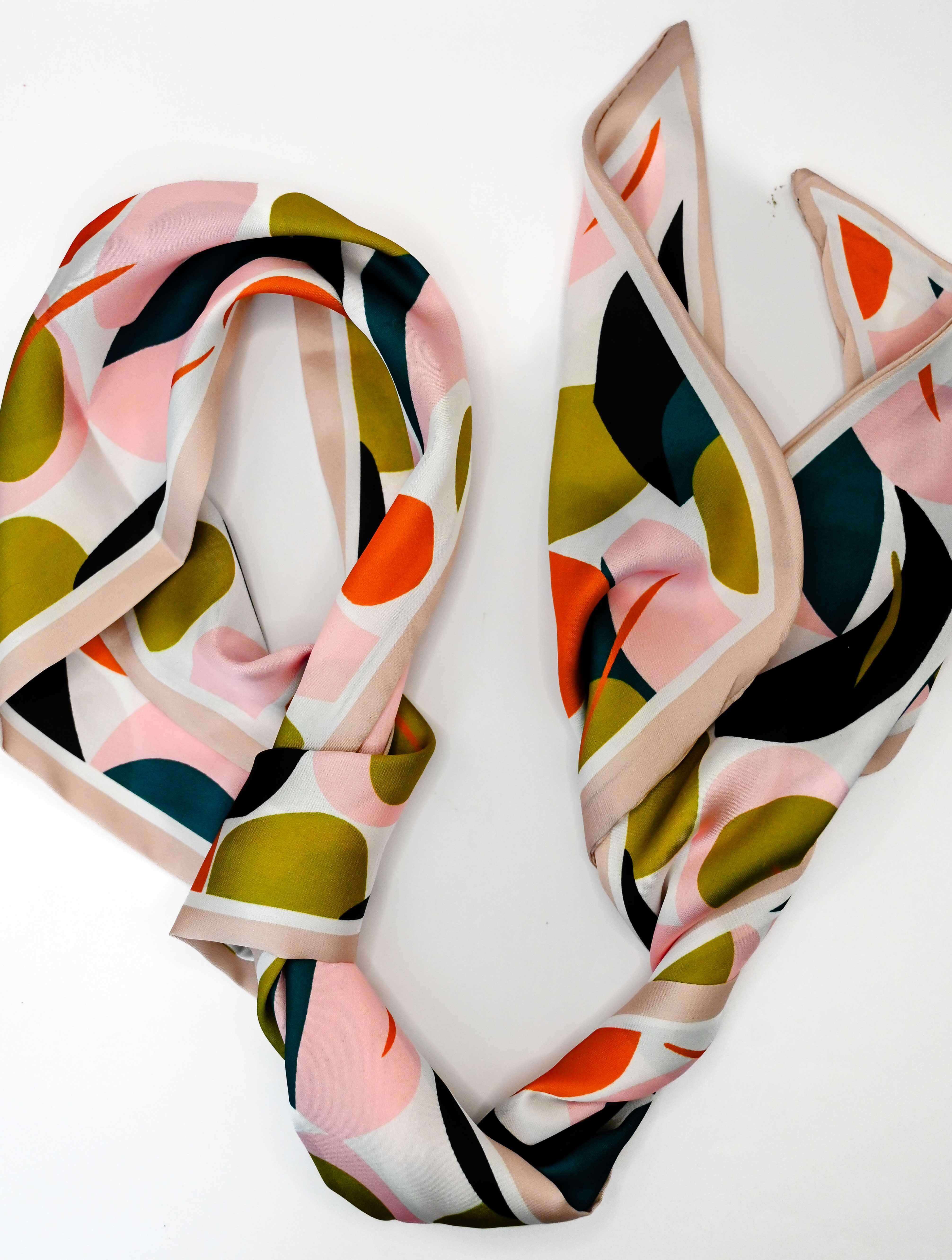Double Sided Silky Scarf - Image 5