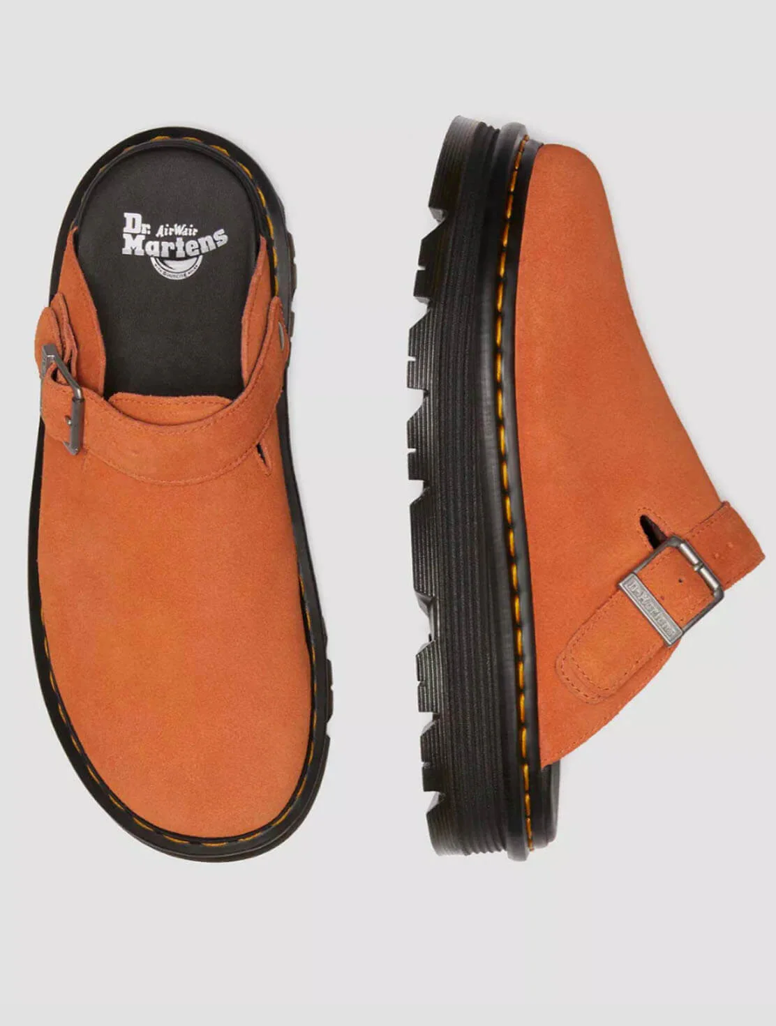Dr. Martens ZebZag Suede Casual Slingback Platform Mule - Image 14