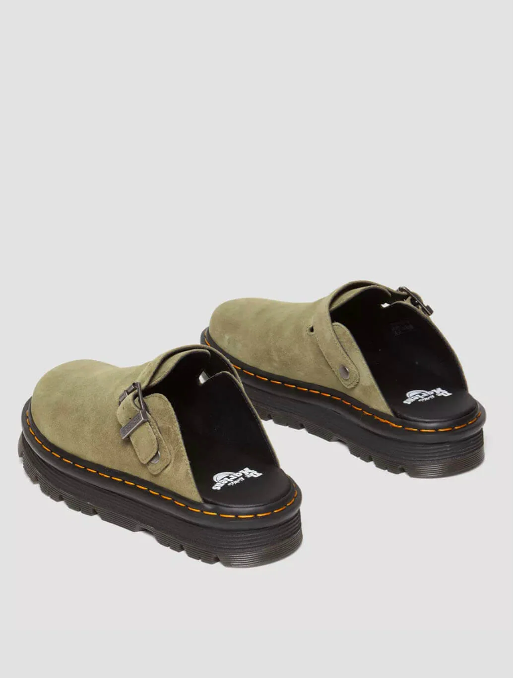 Dr. Martens ZebZag Suede Casual Slingback Platform Mule - Image 3