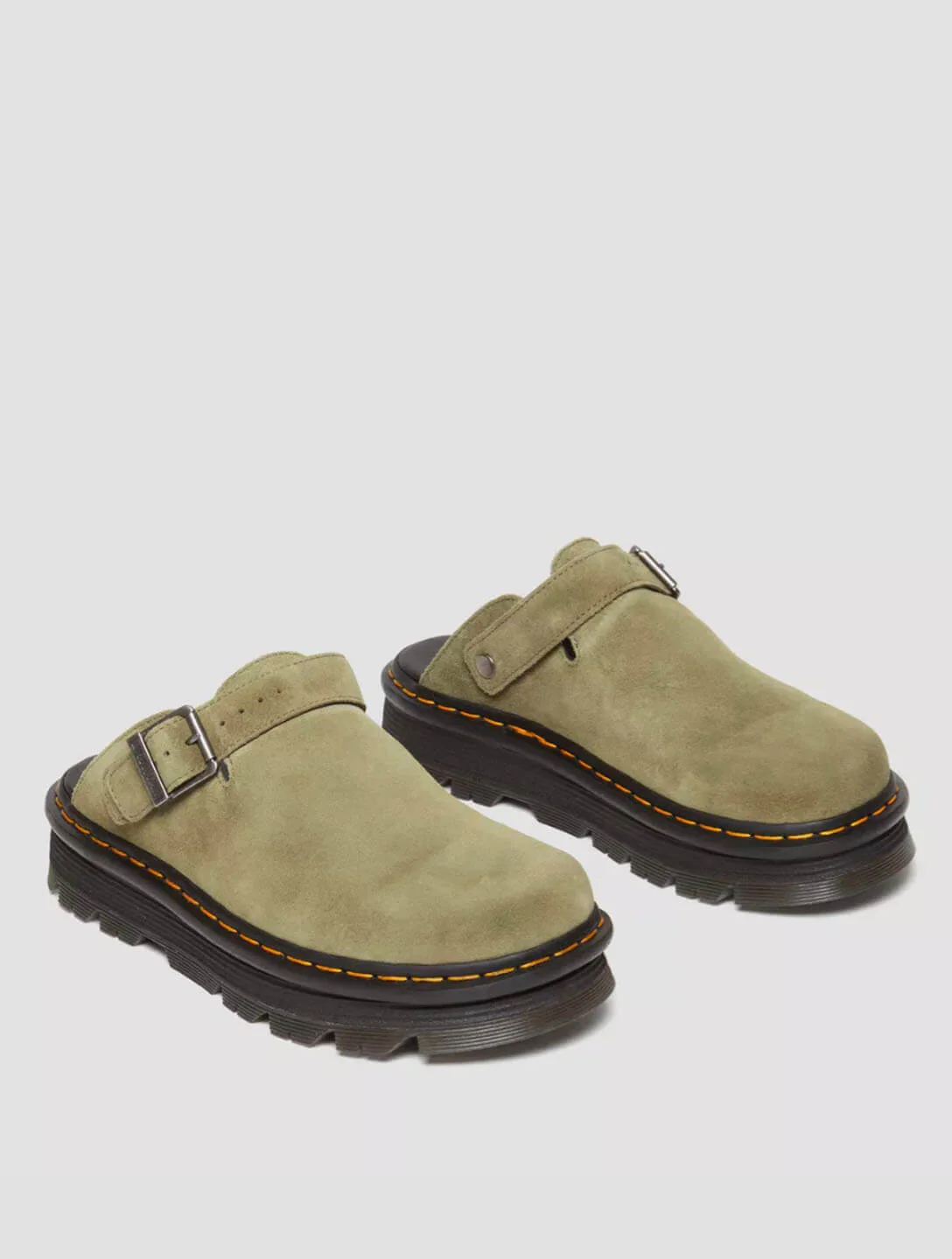 Dr. Martens ZebZag Suede Casual Slingback Platform Mule - Image 4