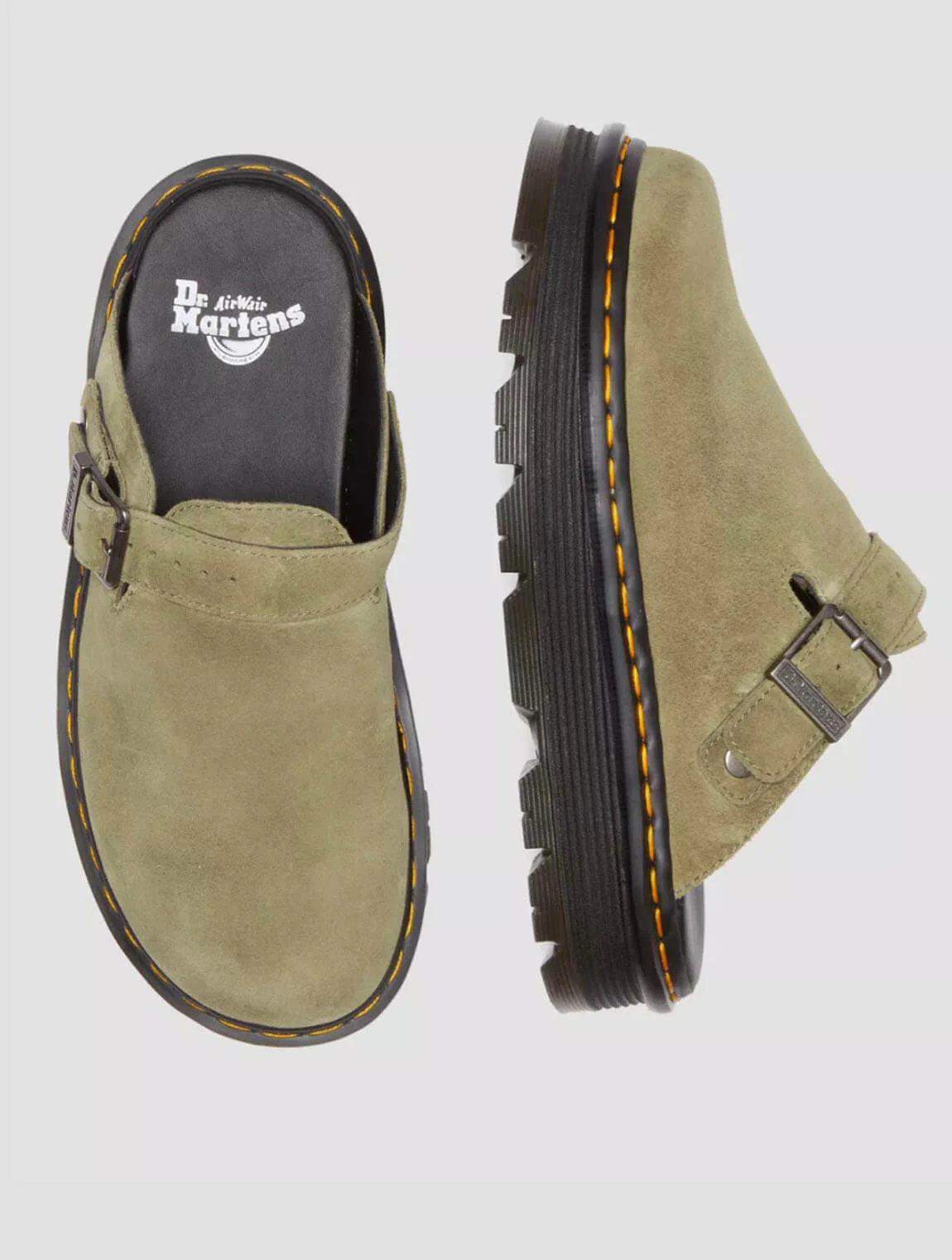 Dr. Martens ZebZag Suede Casual Slingback Platform Mule - Image 7