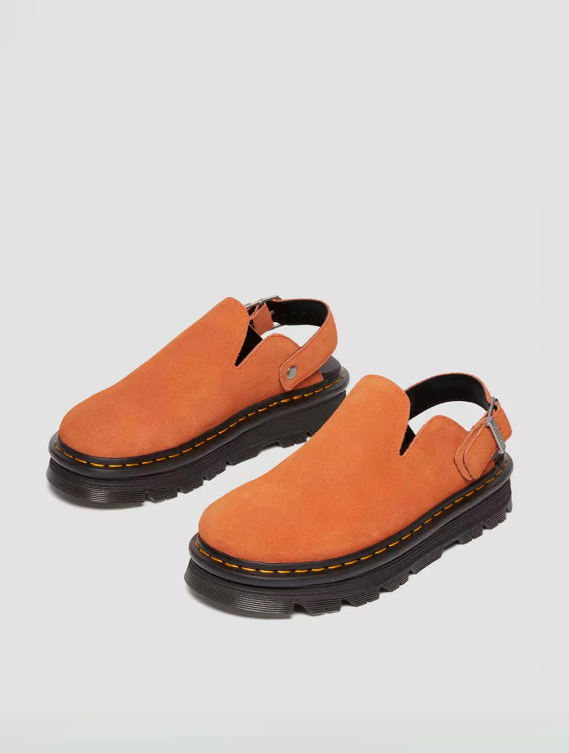 Dr. Martens ZebZag Suede Casual Slingback Platform Mule - Image 9
