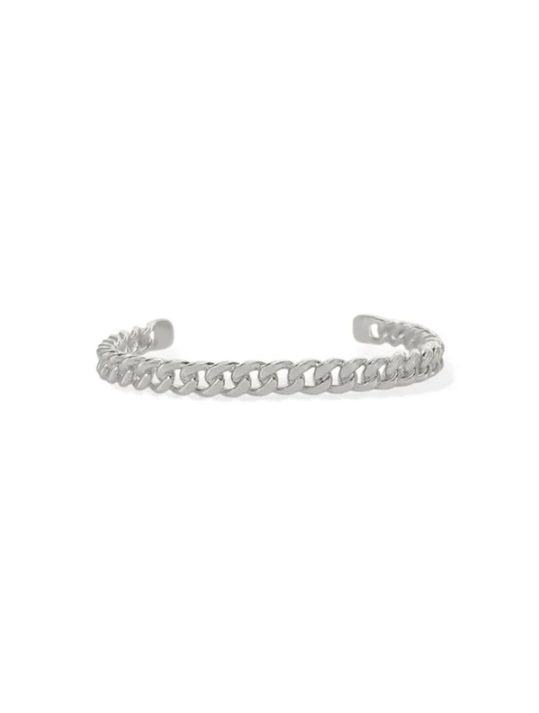 Enamel Curb Chain Cuff - Image 2