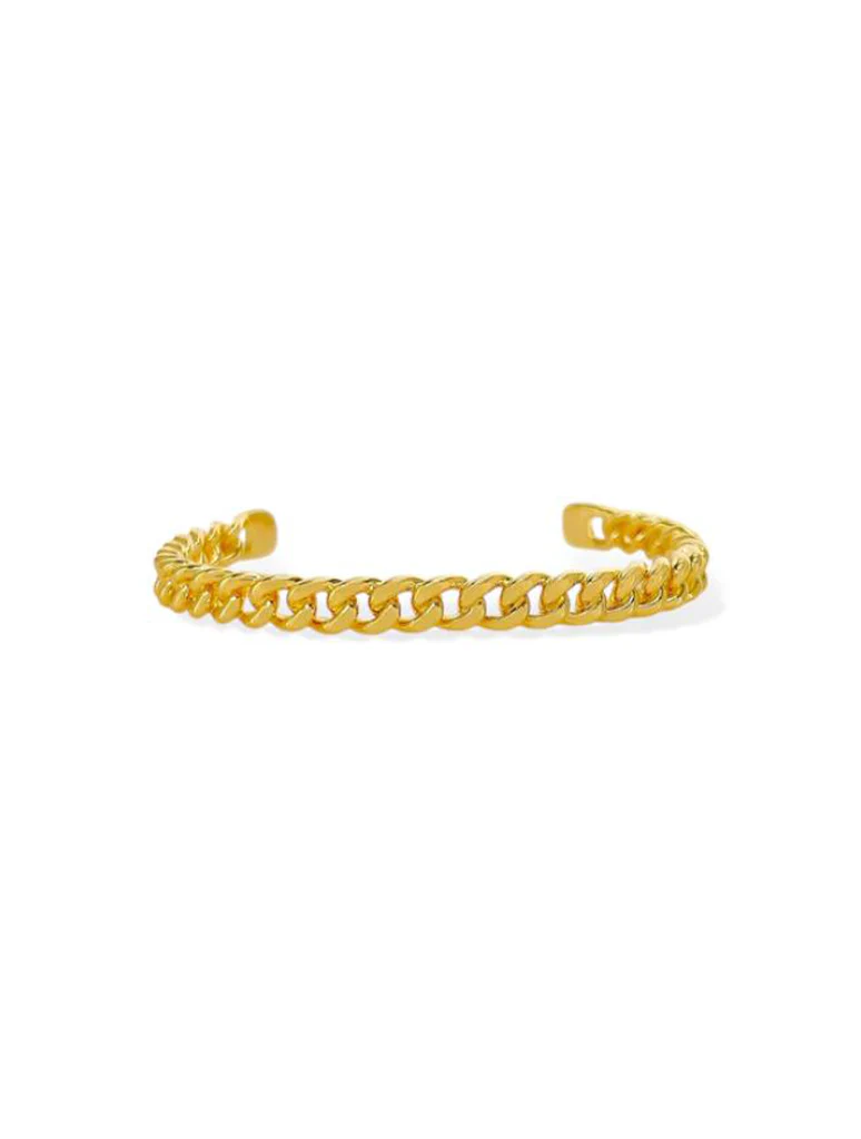 Enamel Curb Chain Cuff - Image 3