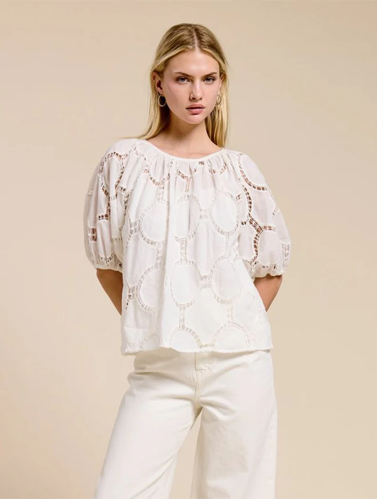 Eyelet Blouse