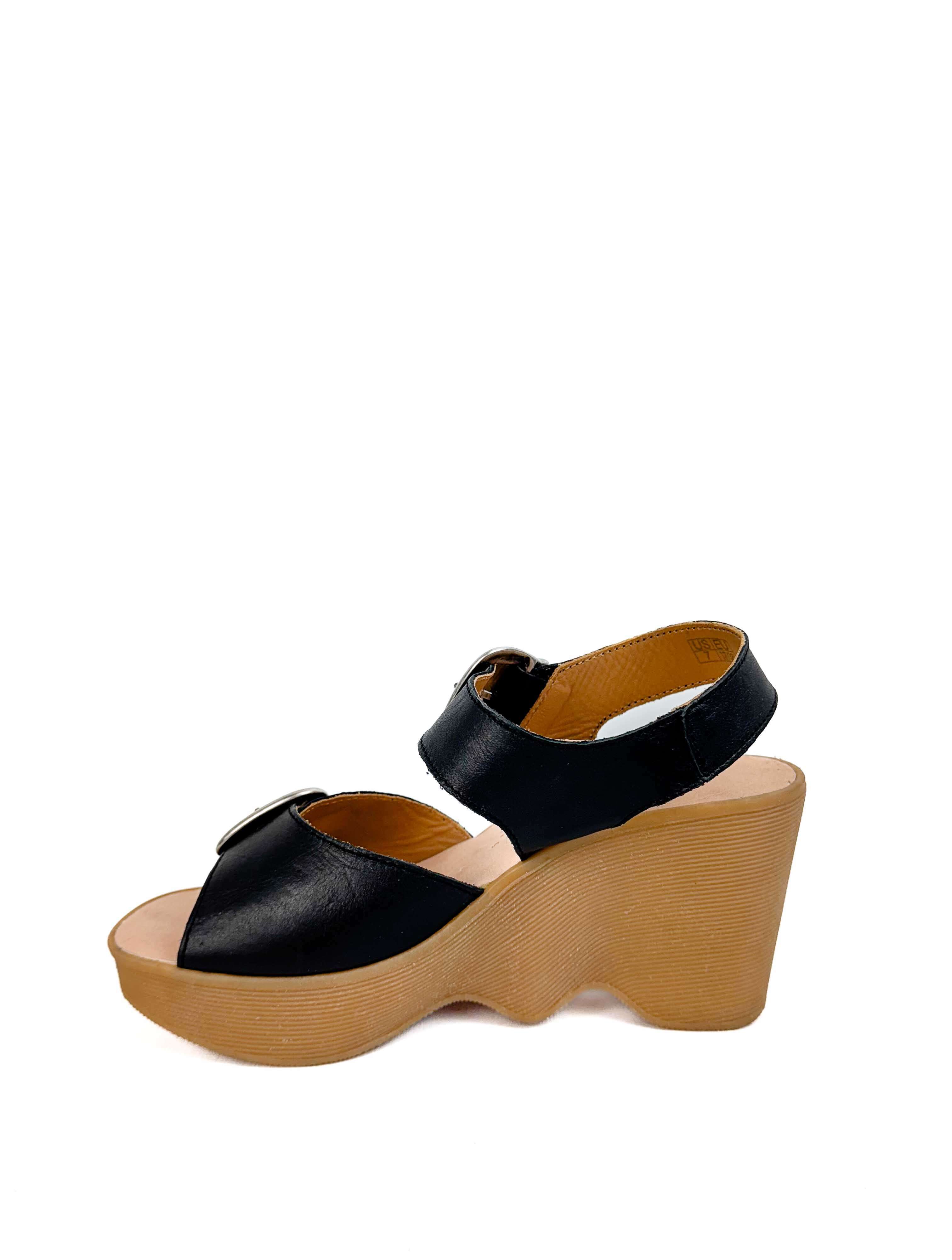 Famolare Double Vision Wedge Sandal - Image 4
