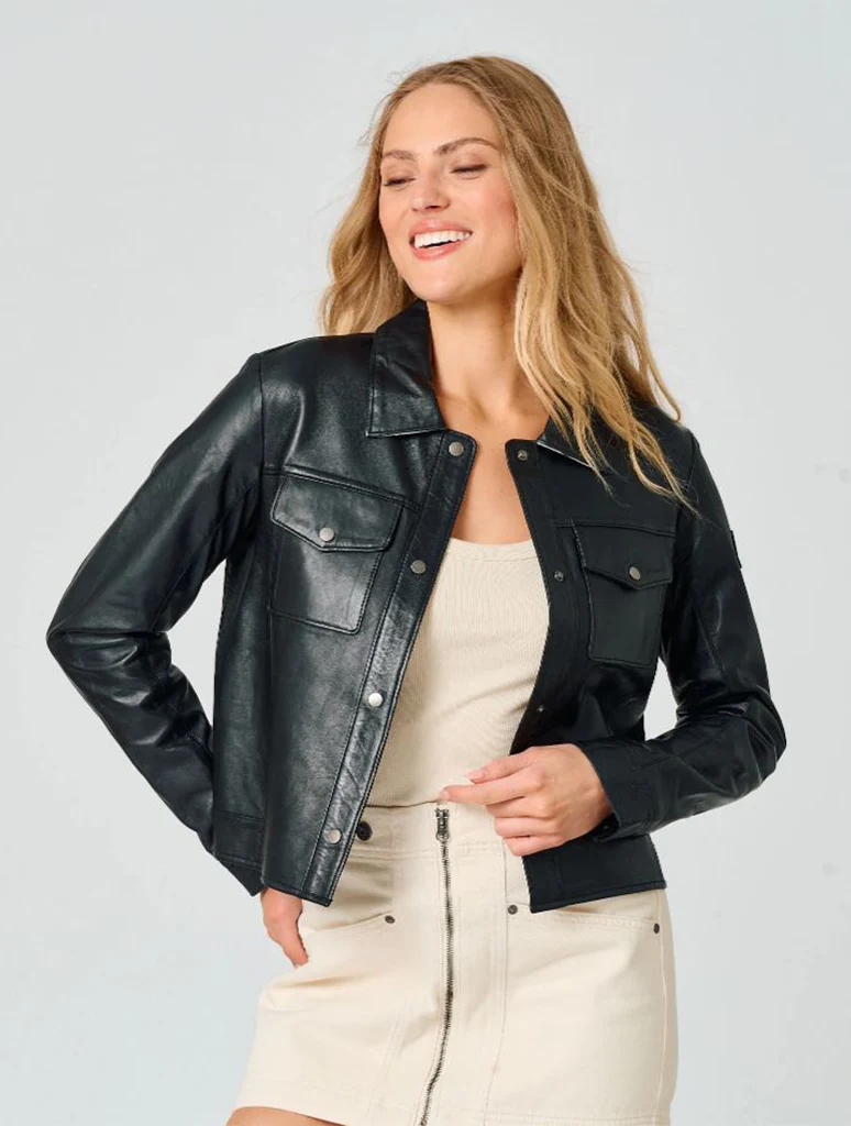 Feodora Bonded Snap Jacket - Image 2