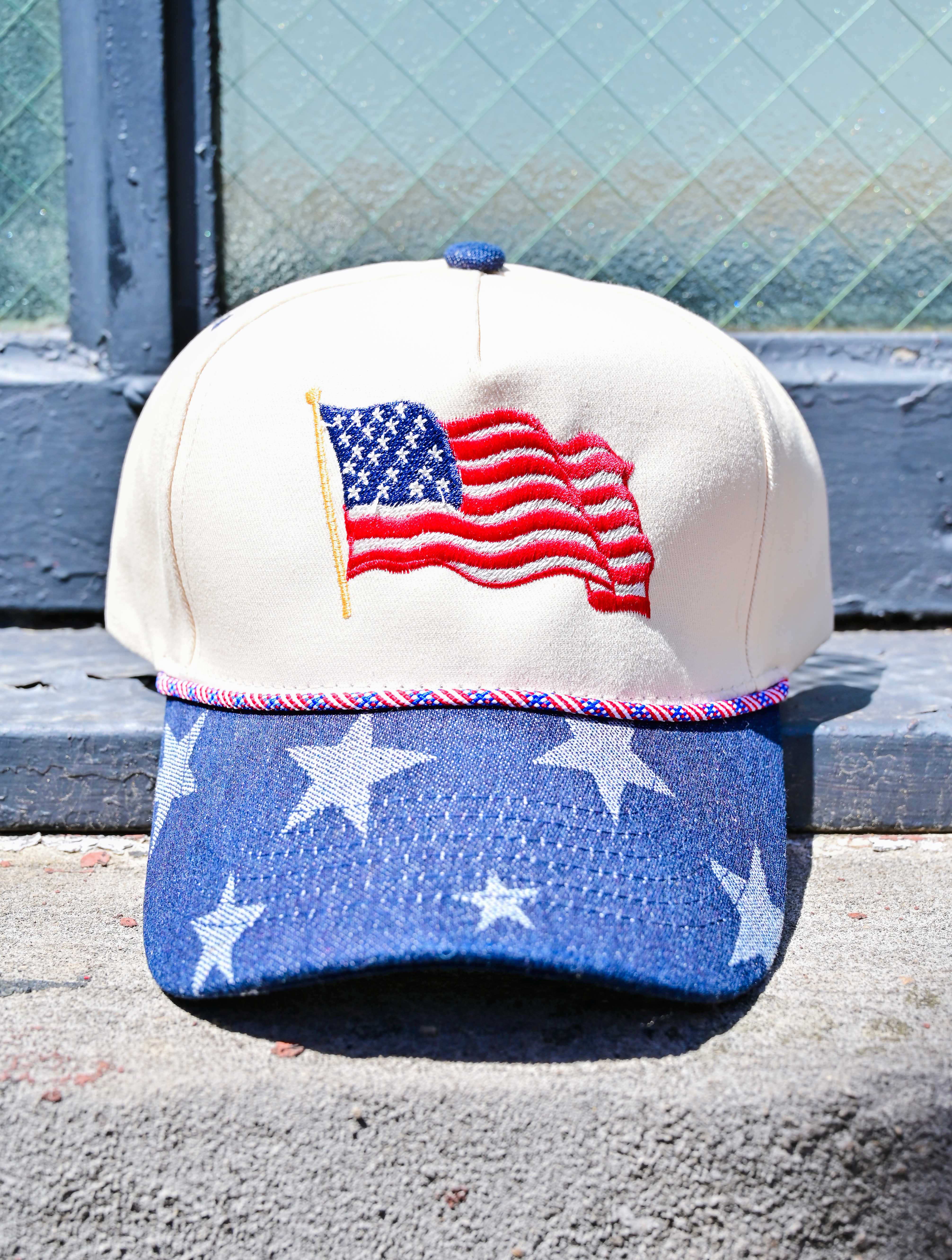 Flag Star Baseball Cap