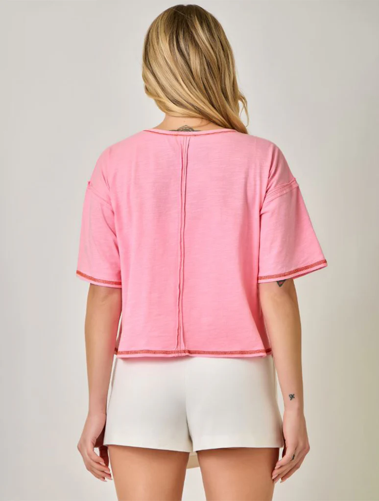 Floral Beaded Relaxed T-shirt - Image 3