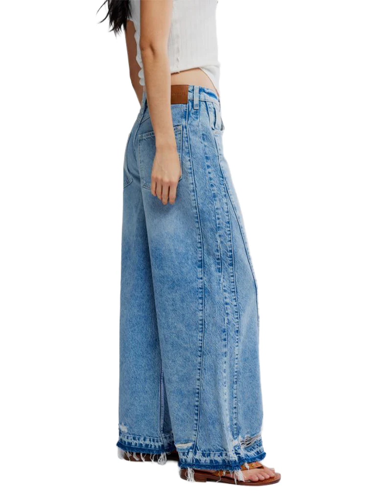 Free People Apollo Wide Leg Jeans - Image 2