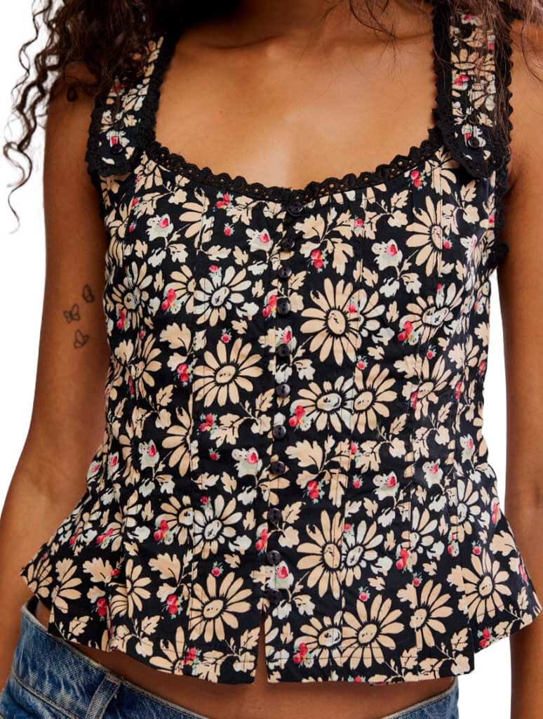 Free People Bridgette Corset Top - Image 3
