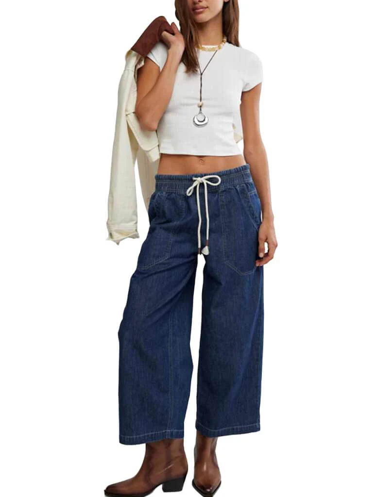 Free People Easy Peasy Pull-On Jeans - Image 2