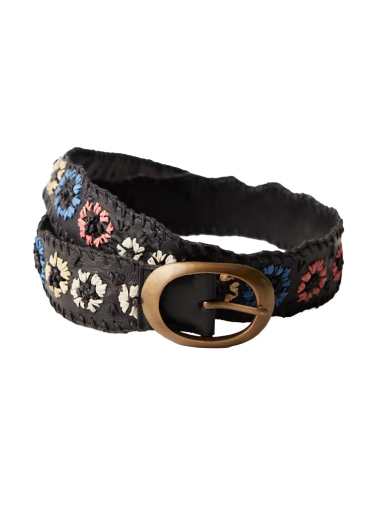 Free People Indigo Dreaming Raffia Belt - Image 4