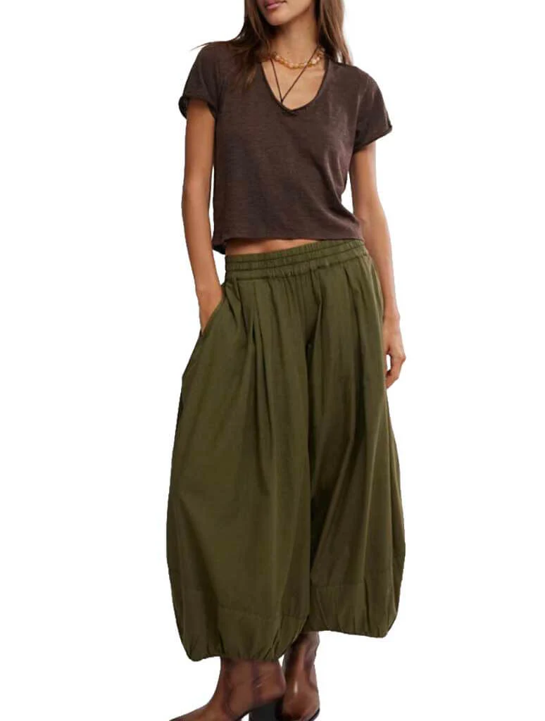 Free People Moonflower Solid Balloon Pants - Image 2