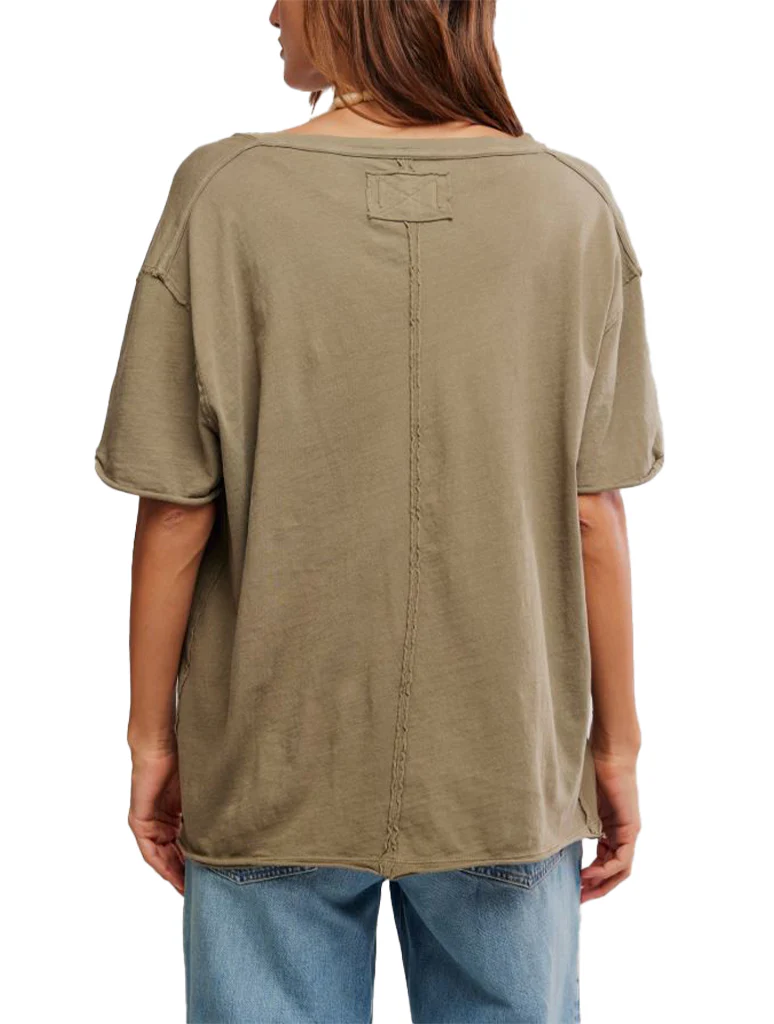 Free People Nina V-Neck Tee - Image 3
