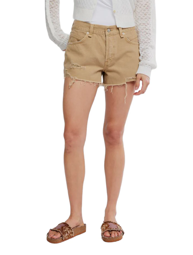 Free People Now Or Never Denim Short