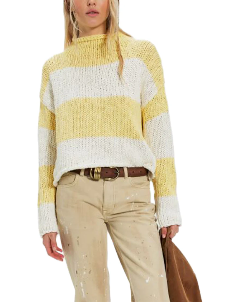 Free People Opal Rugby Stripe Sweater - Image 4
