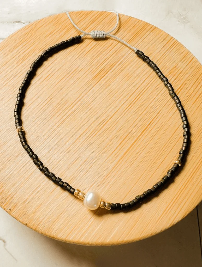 Gem & Seed Large Bead Bracelet - Image 3